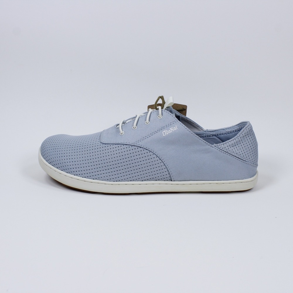 OluKai Nohea Moku Men's Size 10 Light Denim Blue Boat Shoes Sneakers NWOB 10283